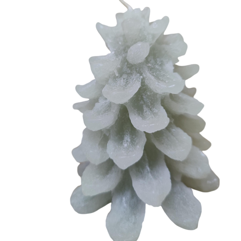 dennenappel kaars salie groen